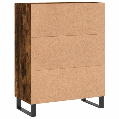 Credenza Rovere Fumo 69,5x34x90 cm in Legno Multistrato - homemem39
