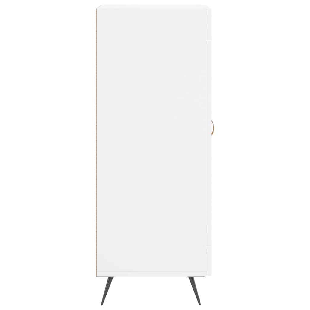 Credenza Bianca 34,5x34x90 cm in Legno Multistrato - homemem39
