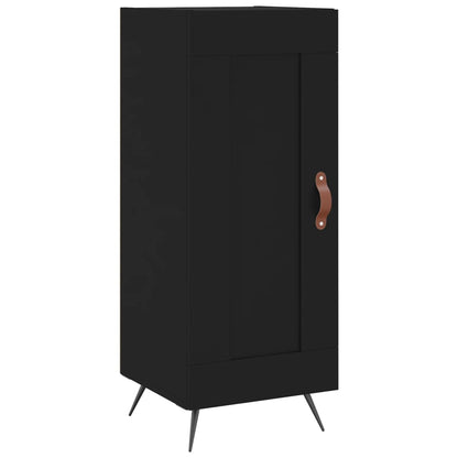 Credenza Nero 34,5x34x90 cm in Legno Multistrato - homemem39