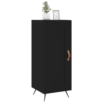 Credenza Nero 34,5x34x90 cm in Legno Multistrato - homemem39