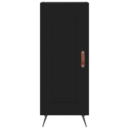 Credenza Nero 34,5x34x90 cm in Legno Multistrato