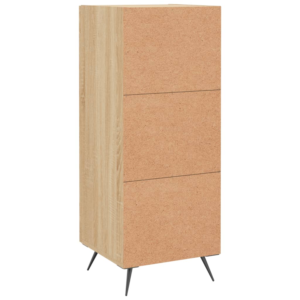 Credenza Rovere Sonoma 34,5x34x90 cm in Legno Multistrato - homemem39