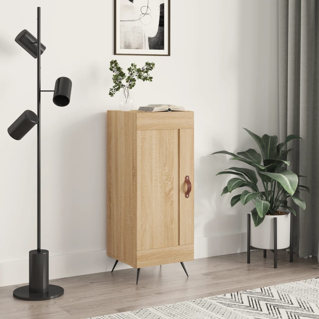 Credenza Rovere Sonoma 34,5x34x90 cm in Legno Multistrato - homemem39