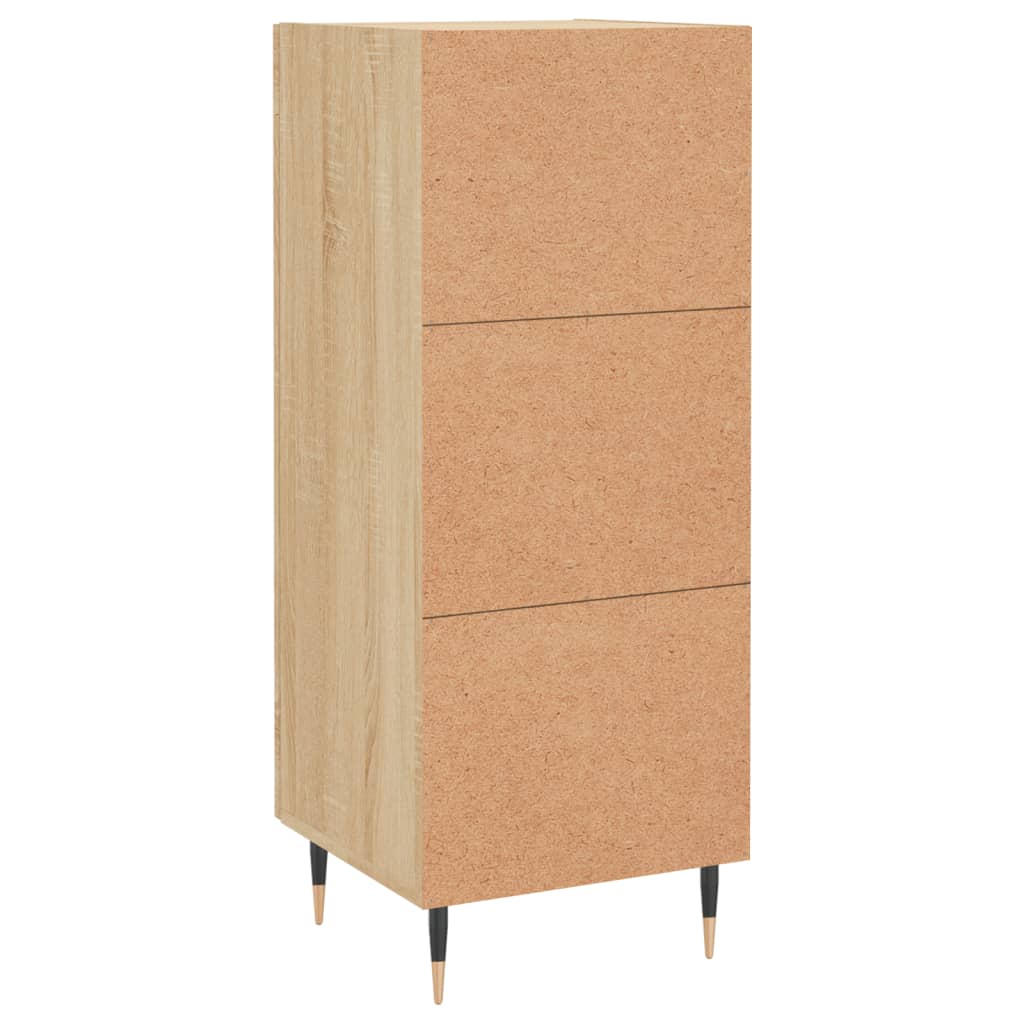 Credenza Rovere Sonoma 34,5x34x90 cm in Legno Multistrato - homemem39