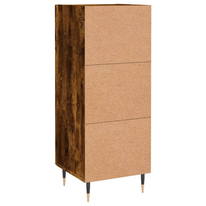 Credenza Rovere Fumo 34,5x34x90 cm in Legno Multistrato - homemem39