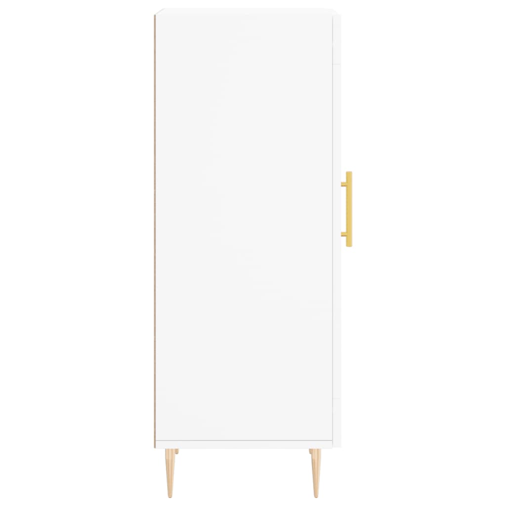 Credenza Bianca 34,5x34x90 cm in Legno Multistrato - homemem39