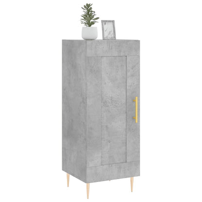 Credenza Grigio Cemento 34,5x34x90 cm in Legno Multistrato - homemem39