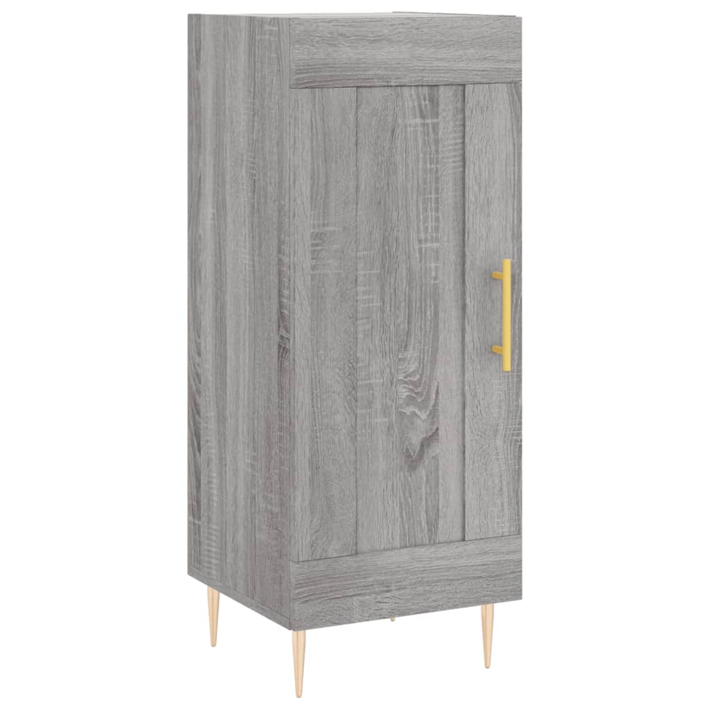 Credenza Grigio Sonoma 34,5x34x90 cm in Legno Multistrato - homemem39