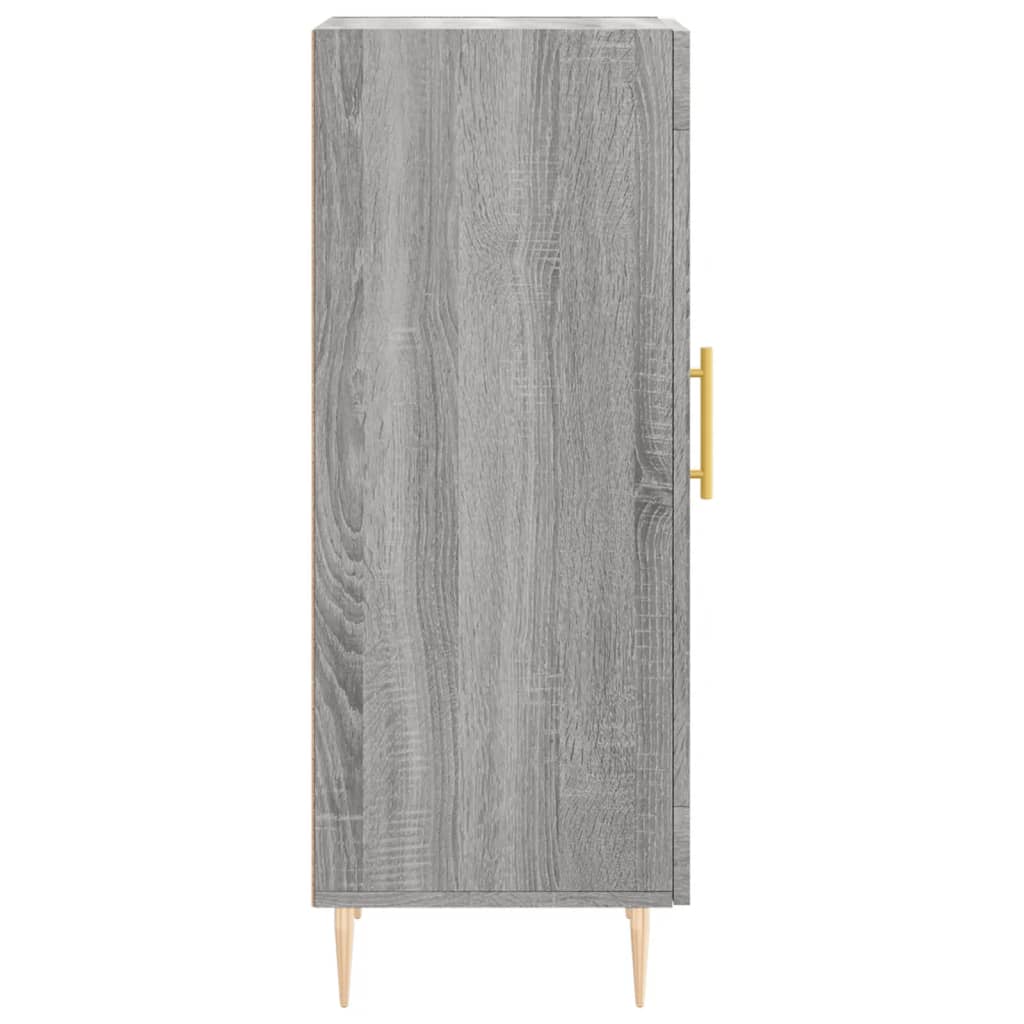 Credenza Grigio Sonoma 34,5x34x90 cm in Legno Multistrato - homemem39