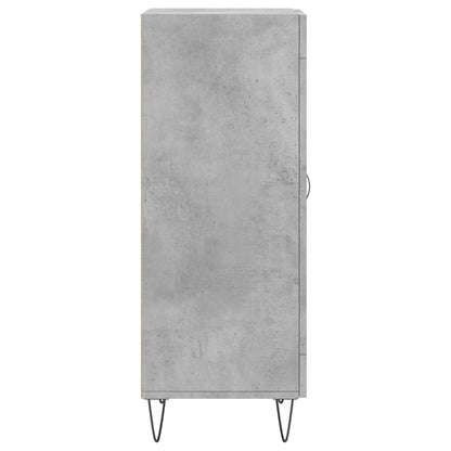 Credenza Grigio Cemento 34,5x34x90 cm in Legno Multistrato - homemem39