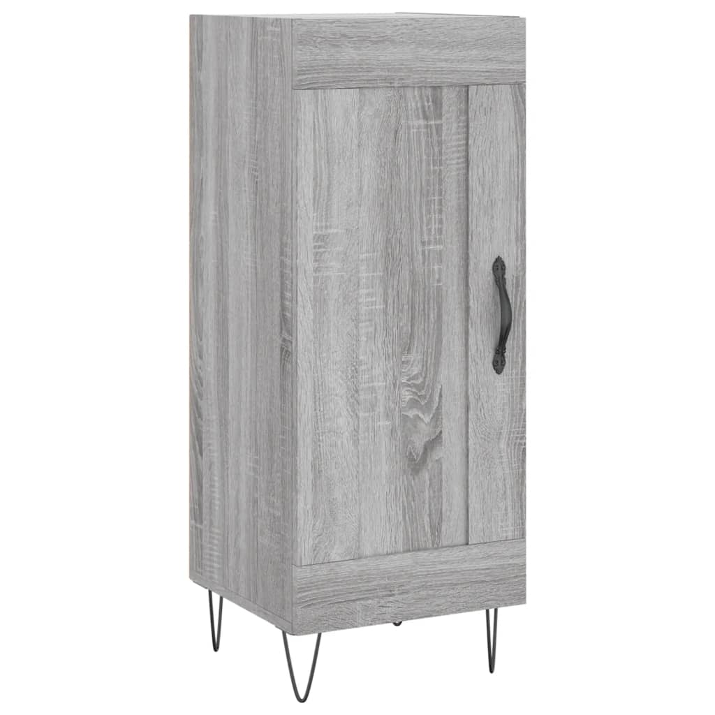 Credenza Grigio Sonoma 34,5x34x90 cm in Legno Multistrato - homemem39