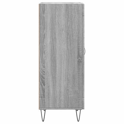 Credenza Grigio Sonoma 34,5x34x90 cm in Legno Multistrato