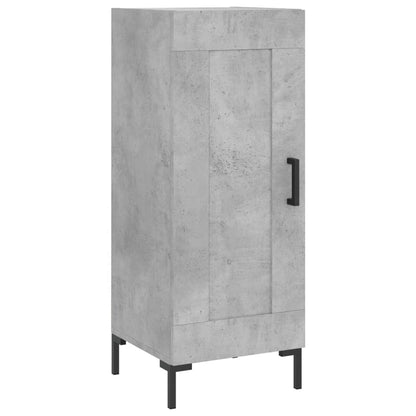 Credenza Grigio Cemento 34,5x34x90 cm in Legno Multistrato | homemem39