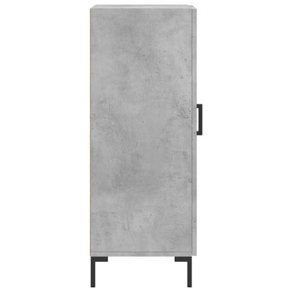 Credenza Grigio Cemento 34,5x34x90 cm in Legno Multistrato | homemem39