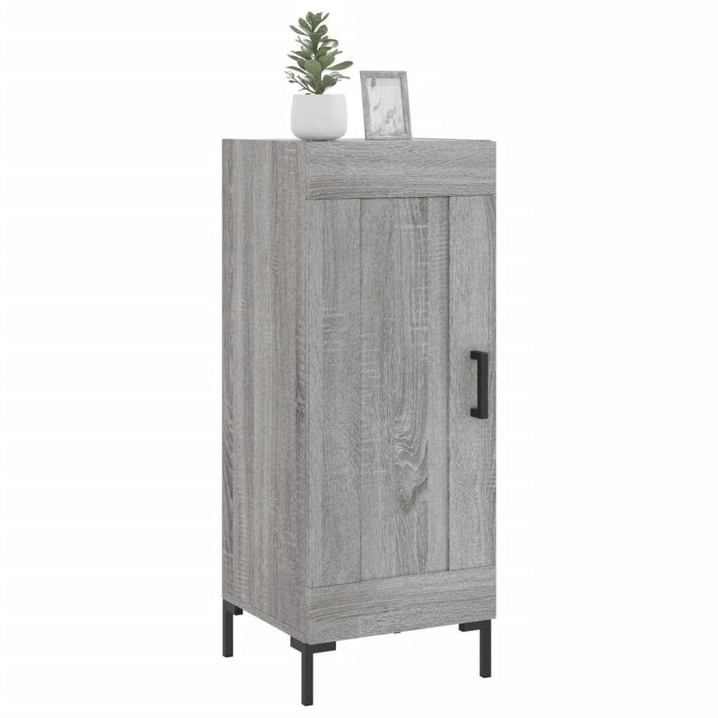 Credenza Grigio Sonoma 34,5x34x90 cm in Legno Multistrato - homemem39