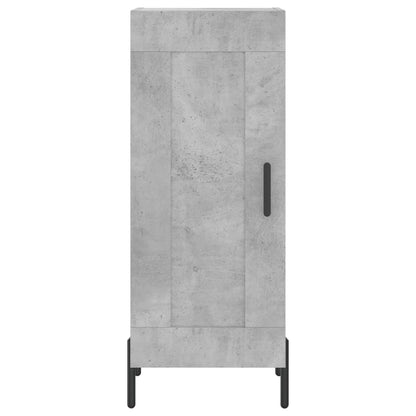 Credenza Grigio Cemento 34,5x34x90 cm in Legno Multistrato | homemem39