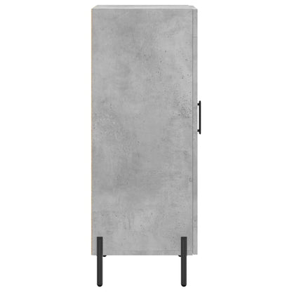 Credenza Grigio Cemento 34,5x34x90 cm in Legno Multistrato | homemem39