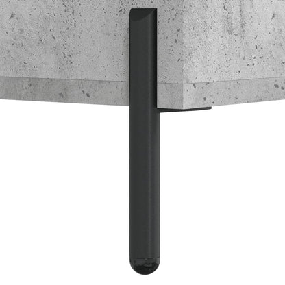 Credenza Grigio Cemento 34,5x34x90 cm in Legno Multistrato | homemem39