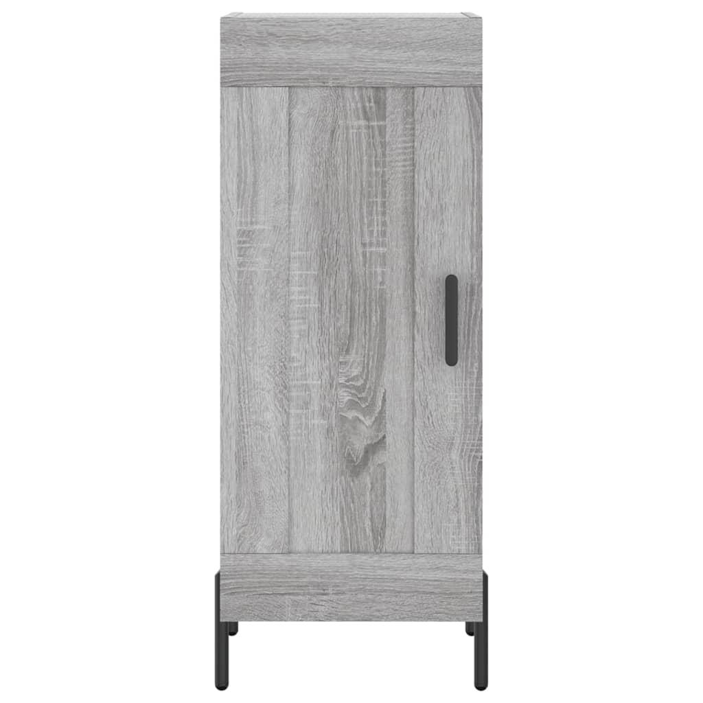 Credenza Grigio Sonoma 34,5x34x90 cm in Legno Multistrato - homemem39