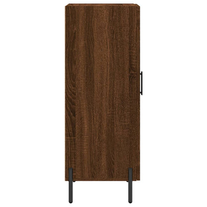 Credenza Rovere Marrone 34,5x34x90 cm in Legno Multistrato - homemem39