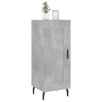 Credenza Grigio Cemento 34,5x34x90 cm in Legno Multistrato | homemem39