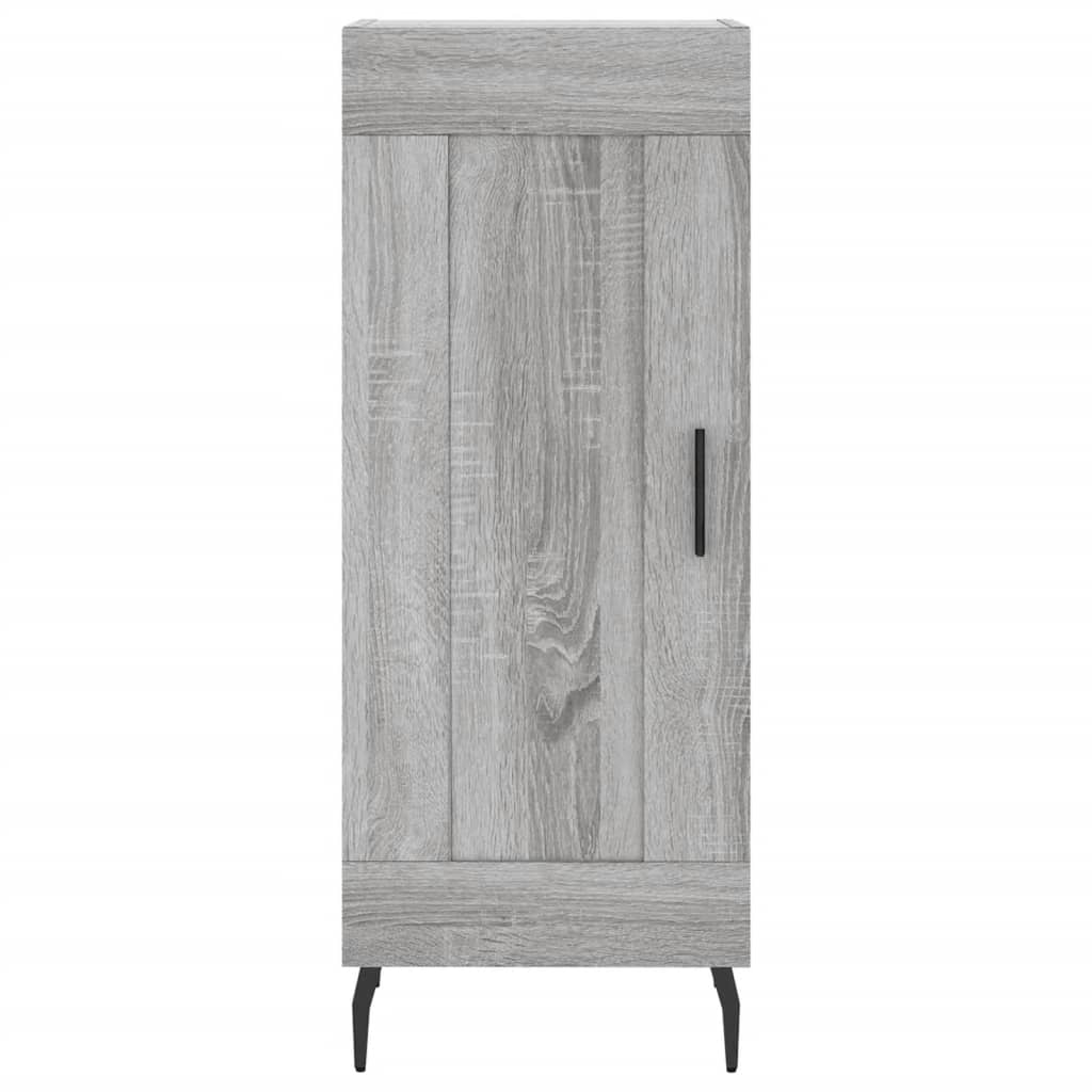 Credenza Grigio Sonoma 34,5x34x90 cm in Legno Multistrato - homemem39