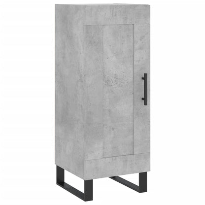 Credenza Grigio Cemento 34,5x34x90 cm in Legno Multistrato - homemem39