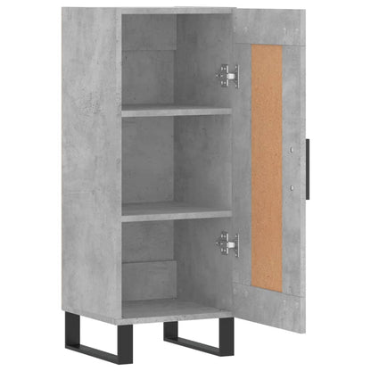 Credenza Grigio Cemento 34,5x34x90 cm in Legno Multistrato | homemem39