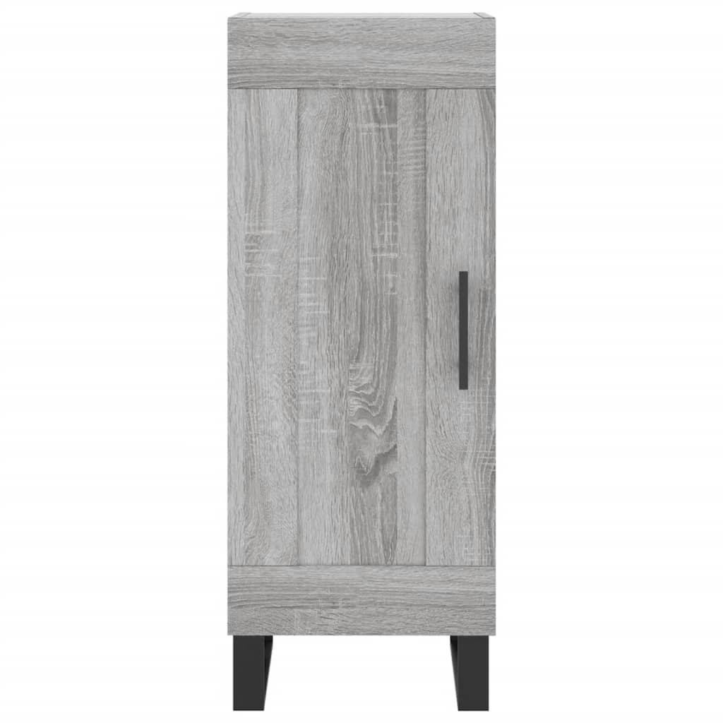 Credenza Grigio Sonoma 34,5x34x90 cm in Legno Multistrato - homemem39