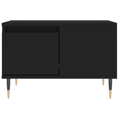 Tavolino da Salotto Nero 55x55x36,5 cm in Legno Multistrato | homemem39