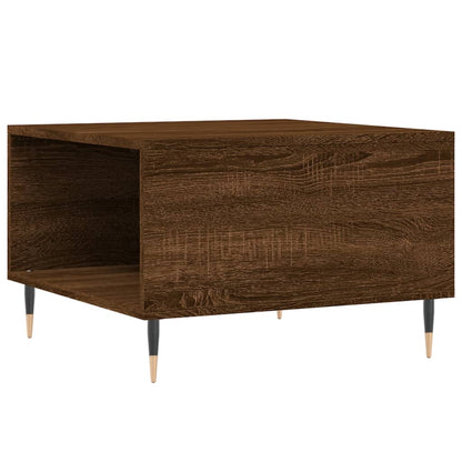 Tavolino da Salotto Rovere Marrone 55x55x36,5 cm in Multistrato | homemem39