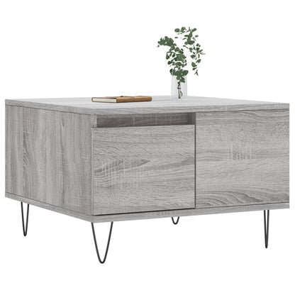 Tavolino Salotto Grigio Sonoma 55x55x36,5 cm Legno Multistrato | homemem39