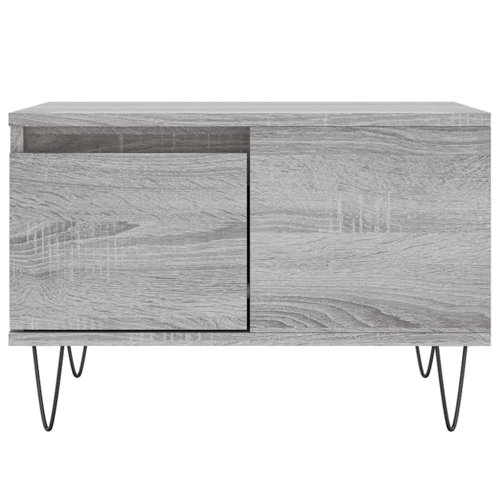 Tavolino Salotto Grigio Sonoma 55x55x36,5 cm Legno Multistrato | homemem39