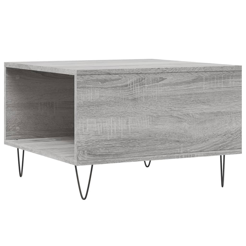 Tavolino Salotto Grigio Sonoma 55x55x36,5 cm Legno Multistrato | homemem39