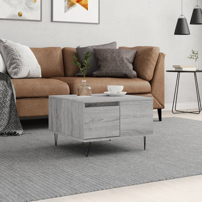 Tavolino Salotto Grigio Sonoma 55x55x36,5 cm Legno Multistrato | homemem39