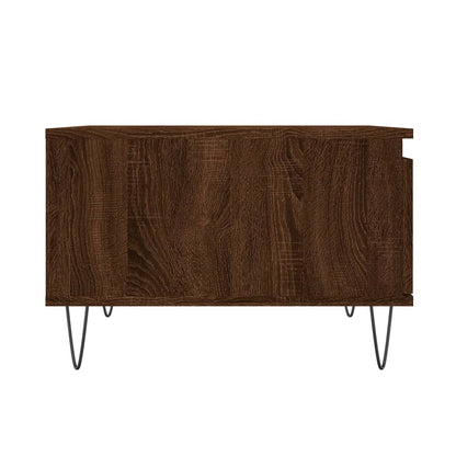 Tavolino da Salotto Rovere Marrone 55x55x36,5 cm in Multistrato | homemem39
