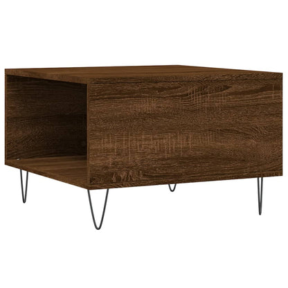Tavolino da Salotto Rovere Marrone 55x55x36,5 cm in Multistrato | homemem39