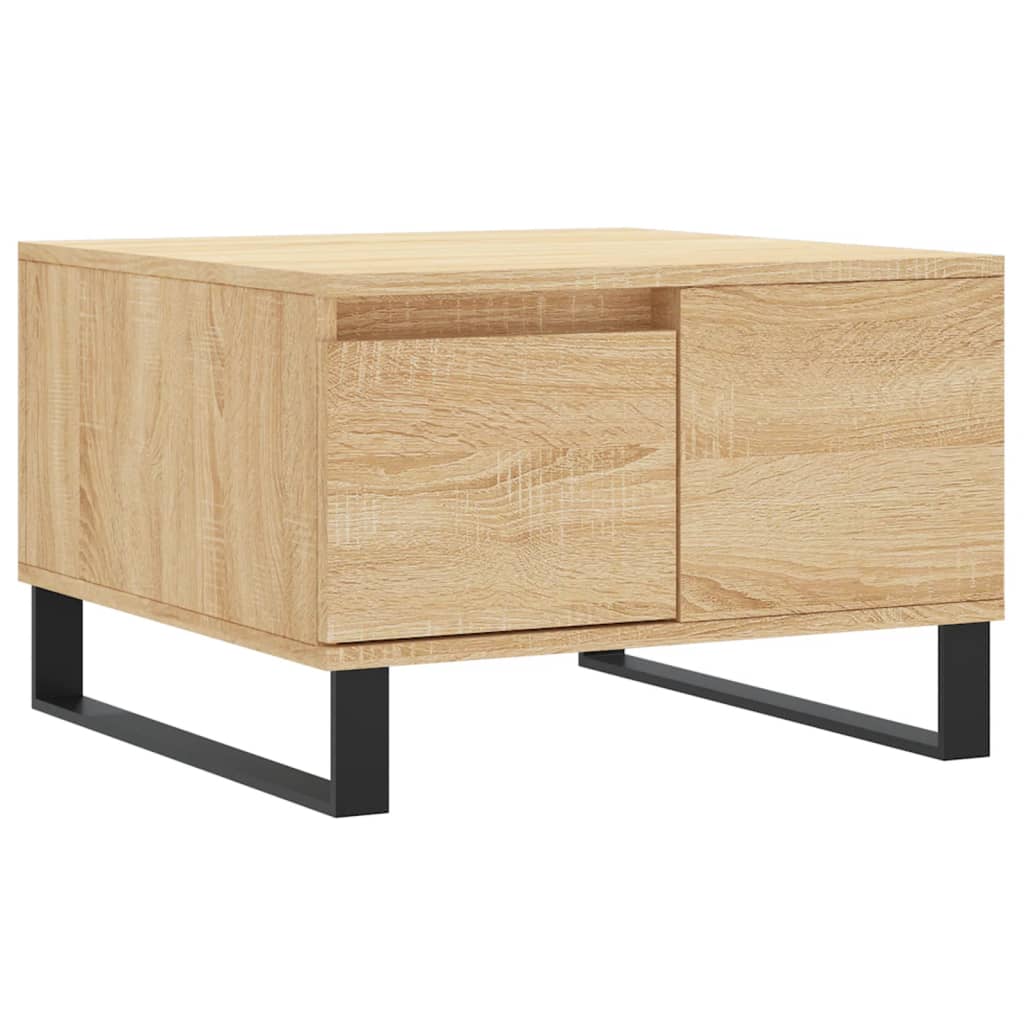 Tavolino Salotto Rovere Sonoma 55x55x36,5 cm Legno Multistrato | homemem39
