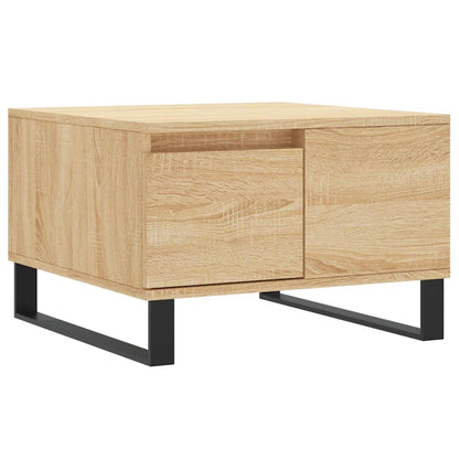Tavolino Salotto Rovere Sonoma 55x55x36,5 cm Legno Multistrato | homemem39