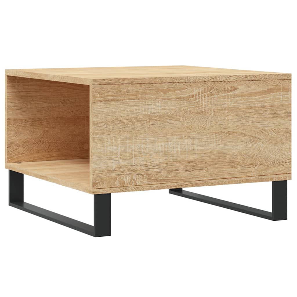 Tavolino Salotto Rovere Sonoma 55x55x36,5 cm Legno Multistrato | homemem39