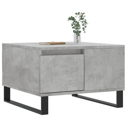 Tavolino Salotto Grigio Cemento 55x55x36,5 cm Legno Multistrato | homemem39