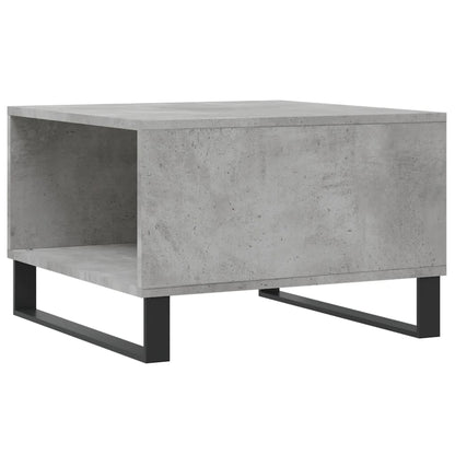 Tavolino Salotto Grigio Cemento 55x55x36,5 cm Legno Multistrato | homemem39