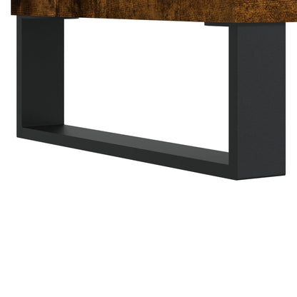 Tavolino da Salotto Rovere Fumo 55x55x36,5 cm Legno Multistrato | homemem39