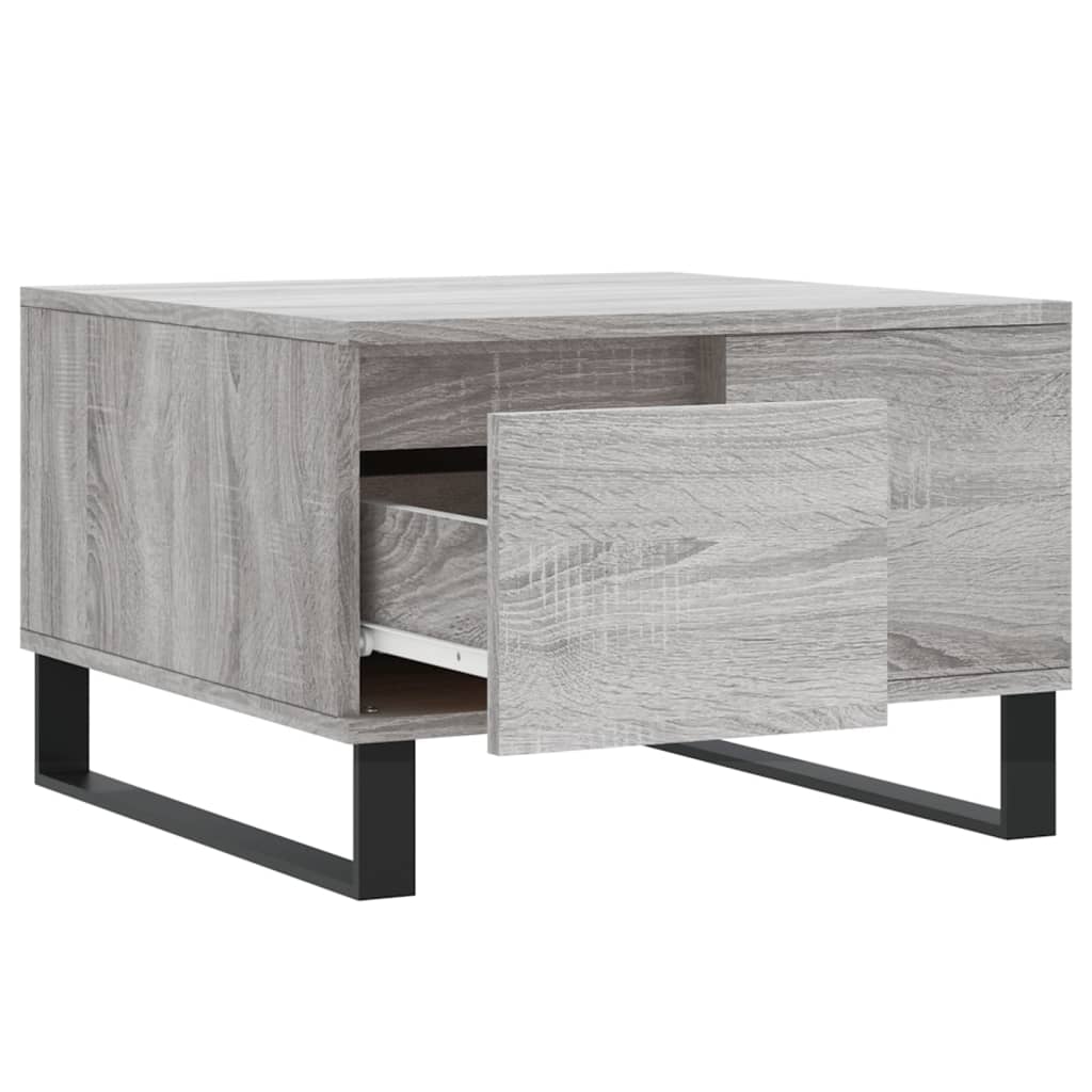 Tavolino Salotto Grigio Sonoma 55x55x36,5 cm Legno Multistrato | homemem39