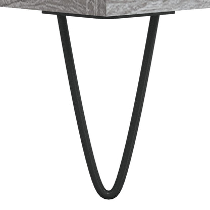 Tavolino Salotto Grigio Sonoma 80x80x36,5 cm Legno Multistrato | homemem39