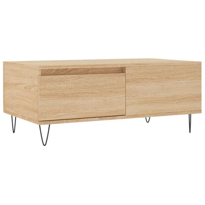 Tavolino Salotto Rovere Sonoma 90x50x36,5 cm Legno Multistrato | homemem39