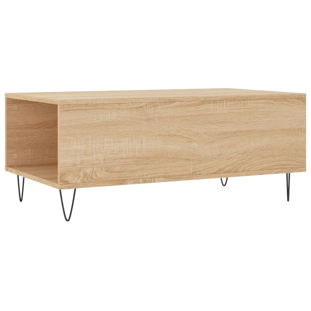 Tavolino Salotto Rovere Sonoma 90x50x36,5 cm Legno Multistrato | homemem39
