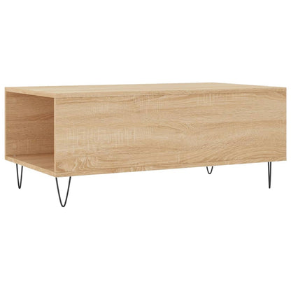 Tavolino Salotto Rovere Sonoma 90x50x36,5 cm Legno Multistrato | homemem39