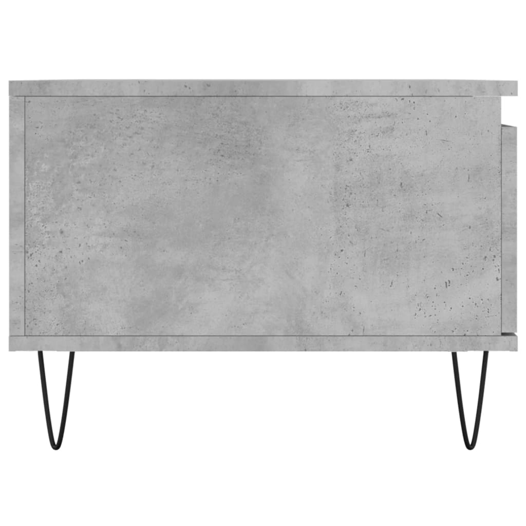 Tavolino Salotto Grigio Cemento 90x50x36,5 cm Legno Multistrato | homemem39