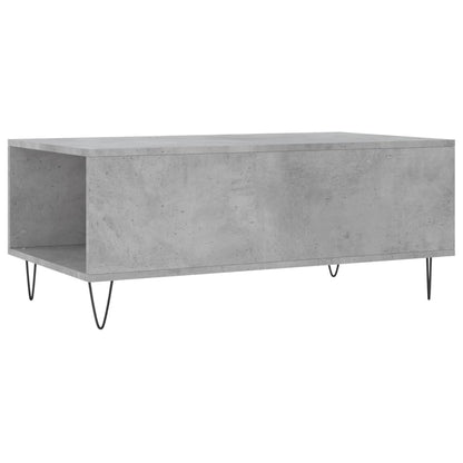 Tavolino Salotto Grigio Cemento 90x50x36,5 cm Legno Multistrato | homemem39